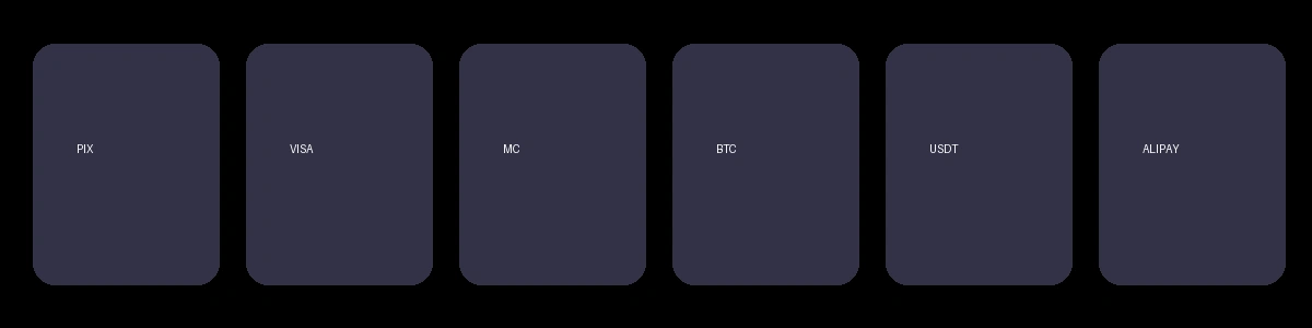 暗网支持的支付方式图标展示